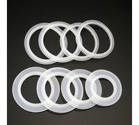 BBTISG 8 Pcs Sink Floor Drain Seal Silicone Ring Gasket, O-Rings Seal Rubber for Ring Sealing Pop Up Basin Sink Waste for Plumbing Washer Seal (38 * 23.5mm)