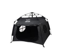 BBTISG Automatic Folding Pet Tent, 109 * 109 * 94cm Portable Outdoor Ventilation Pet Camping Tent Indoor Outdoor House Bed Tent (Brown)