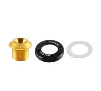 BBTISG Bicycle Crankset Screw, M18-M30 Crank Arm Bolt Kit Self-Extracting Crank Arm Bolt Kit Self Extracting for-SRAM SPARE DUB (Gold)