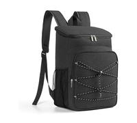 BBTISG Cooler Backpack Cool Bag, 30L Waterproof Large Insulated Lunch Bag Leakproof Thermal Lunch Freezer Bags for Fishing, Party, Camping, Family Outdoor, Beach, Travelling (Black)