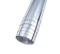 BBTISG Full Length Body Mirror Wall Sticker, Self Adhesive Mirror Tiles Square Cuttable Mirror Wall Stickers Wall Sticker Reflector Flexible Mirror Sheets for Dressing Room, Home, Gym (50 * 50cm)