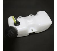 BBTISG Line Trimmer Fuel Tank, TU26 Trimmers M-i-t-s-u-b-is-h-i Petrol Tank with Fuel Pipe And Lid White Brushcutter Gas Tanks Trimmer Fuel Tank