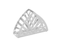 BBTISG Metal Napkin Dispenser for Kitchen, Stainless Steel Napkin Holder Simplicity Stainless Steel Triangle Napkin Holder for Kitchen Worktops, Dining Tables (Triangular Silver)