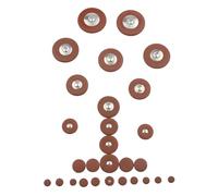 BBTISG Saxophone Repair and Maintenance Kit, Sax Leather Pads Replacement Accessories for Alto, Tenor, and Tweeter Saxophones (Tenor leather pad)