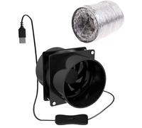BBTISG Solder Fume Extractor Fan Solder, USB Solder Smoke Absorber ESD Fume Extractor Fan Fume Remover for Station (Fan+6m Pipe)