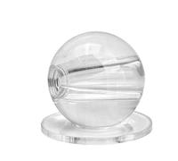 BBTISG Transparent Billiard Training Aid Pool Cue Hitting Practice Tool, Professional Billiard Stick Accuracy Tool Trainer Rod Exerciser Cue Ball with Hole (Nine-Ball)