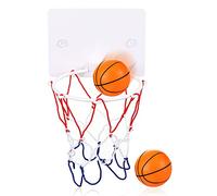 BBTO 3 Pcs Mini Basketball Hoop Set Gifts Toy Dunk Game Indoor Wall Mounted Shooting Ball Game Set Includes Basketball Hoop Balls for Office Desktop Indoor Sport Favors