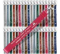 BBTO 90 Pcs Christian Keychains Bulk Scripture Keychain Inspirational Religious Key Chains Bible Verse Church Gifts, Stylish Color, 6.3 x 0.6 inch