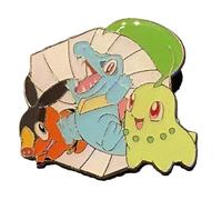 BBTT Versandschutz Pokemon PKM Pin Badge Enamel Collectible Pin Badge from TCG Collection - 1 Piece, First Partner Floink Karmani Endevie