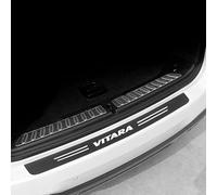 BBTUA Boot Sill Protector for Suzuki Vitara IV 2014-2018, Carbon Fiber Scratch Scuff Proof Guard Car Boot Threshold Protection Bar