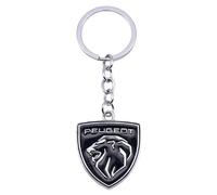 BBTUA Car Keyring for Peugeot 2008 II Active/2008 GT/2008 Active Business 2019-2024, Car Keychain Replacement Key Fob Accessories Key Ring for Men Women Family Present,B