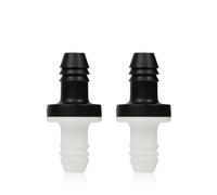BBTUS 3/8" 10mm Inline Vacuum Barbed Check Valve,1Pcs/ 2Pcs /5Pcs ABS One Way Water Non-Return Breather Check Valve for Fuel Gas Liquid Air(2)