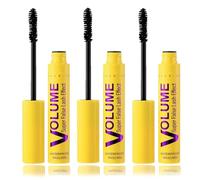 BBubble Mascara, Colossal BBubble Mascara Waterproof, Volume and Length Formula for Bold, Well-Defined Lashes and Enhances The Natural Look (3pcs)