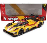 Bburago 1:18 Ferrari 499P No.83 Winner 24h Le Mans 2025 - R.Kubica, P.Hanson,...