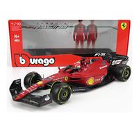 Bburago Formula 1 FERRARI F1-75 (2020) LECLERC WITH HELMET 1:18 Scale Die-Cast Collectible Race Car