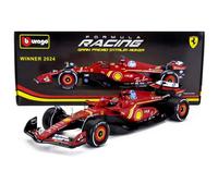 Bburago 1:18 Ferrari F1 SF24 Charles Leclerc #16 Winner Monza GP 2024 Model Car