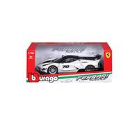 Bburago 18-16012 (#70) 1:18 Ferrari R&P Ferrari FXX K White and Black Car