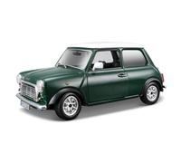 Bburago 1:24 1969 Mini Cooper Green Diecast Model Car 18-22011