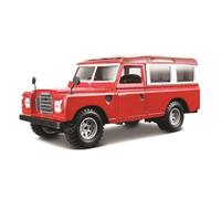 Red Land Rover Series 3 Utility LWB 109 Bburago 1:24 Scale Diecast Model Burago
