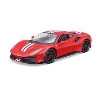 Bburago 1:24 Ferrari 488 Pista Diecast Model Sports Racing Car NEW IN BOX RED