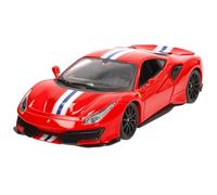 Bburago 1:24 Race and Play 488 Pista Diecast Model Car Collectors Gift