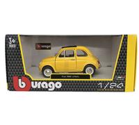 Bburago 18-22098 1:24 scale FIAT 500F Yellow cute and compact design