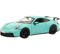Bburago 1:24 Porsche 911 GT3 2021 Mint Green Diecast Model Car - In Stock
