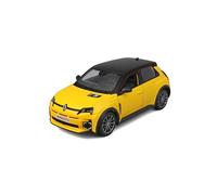 Bburago 1:24 Scale Renault 5 E-Tech Electric - Yellow | Official Renault Licensed Die-Cast Model Car | Modern EV Retro Hatchback Replica | Collector's & Display Model