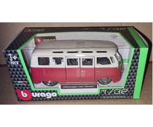 Bburago 1:32 Volkswagen Van Samba Diecast Model Car - New In Stock