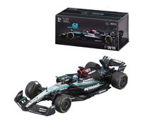 Bburago 1:43 2024 Race Mercedes W15 with Helmet, Russell #63 (US IMPORT)