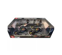 Bburago 1:43 F1 Red Bull Racing 4 Pack Verstappen Champion Set