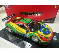 Bburago 1:43 Ferrari 458 Italia GT3 Diecast Metal Model Car Acrylic Cover+Base