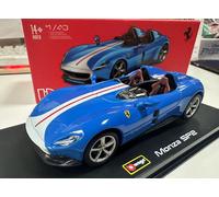 Bburago 1:43 Ferrari Monza SP2 Diecast Metal Model Car Acrylic Cover+Base New