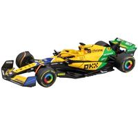 Bburago 1/43 McLaren Team MCL38 (2024) Monaco GP Senna Special No. 81 O. Pierstori (Window Box) Finished Product BUR38214PS