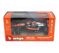 Bburago Formula 1 MCLAREN MCL60 2023 NORRIS 1:43 Scale Die-Cast Collectible Race Car