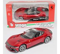 Bburago-1:43 Scale-Ferrari 12 Cillindri-Brand New Boxed-Die-cast Toy Car-Red