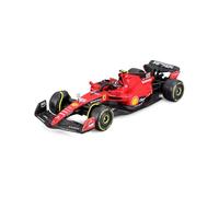 Bburago 1:43 Scale SFR Ferrari Team Race Car (2023) w/ Driver - Red - Toy Car - Children (Unisex)
