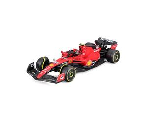 Bburago 1:43 Scale SFR Ferrari Team Race Car (2023) w/ Driver - Red - Toy Car - Children (Unisex)
