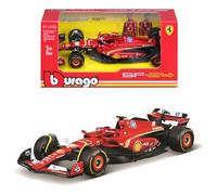 Bburago 1/43 - SF-24 for Scuderia Ferrari F1 Team SF24 Signature Die cast Adults Model Car Display F1 GP 2024 Collection - #55 Carlos Sainz