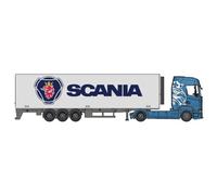 Bburago 1:43 STREET FIRE HAULERS WITH TRAILER - SCANIA S730