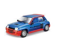 Bburago 18-21088 Renault 5 Turbo 1982 Blue And Red Diecast Model