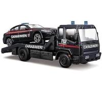 Bburago 18-31424 Tool Trolley with Alfa Romeo Giulia Carabinieri Scale 1:43 Model ijn Metal