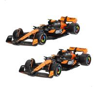 1:43 BURAGO Mclaren F1 2X Mcl38 #4 Season 2024 Norris + #81 Piastri BU38202-SET