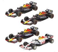 Bburago Red Bull Max Verstapen 1/43 Scale 4 Car World Champion Set NEW
