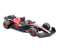 Bburago Formula 1 ALFA ROMEO F1 TEAM STAKE C43 2023 WITH HELMET BOTTAS 1:43 Scale Die-Cast Collectible Race Car