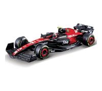 1:43 BURAGO Alfa Romeo F1 C43 #24 2023 Zhou With Pilot And Showcase BU38086-ZH M