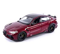Bburago Alfa Romeo Rosso GTA Super Car - 1:18 Scale - Incredibly Detailed Die-Cast Replica Collectible Model Vehicle
