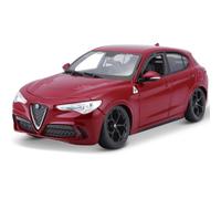 BURAGO 2012 ALFA ROMEO STELVIO V6 SUV RED 1/24 SCALE DIECAST MODOEL CAR