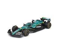 Bburago Aston Martin AMR25 F1 2025 Die-Cast Model Car, #18 Lance Stroll, 1:43 Scale, with Helmet