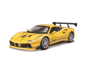 Bburago B 1:24 Ferrari Racing 488 Challenge, Yellow 18-26307